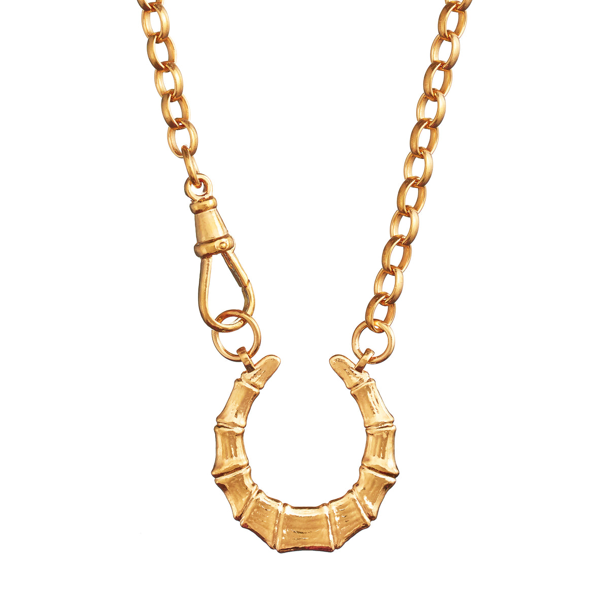 BAMBOO HORSESHOE CHUNKY CHAIN – MIKAELA LYONS JEWELLERY
