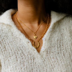 PETITE LIONESS HEART PENDANT