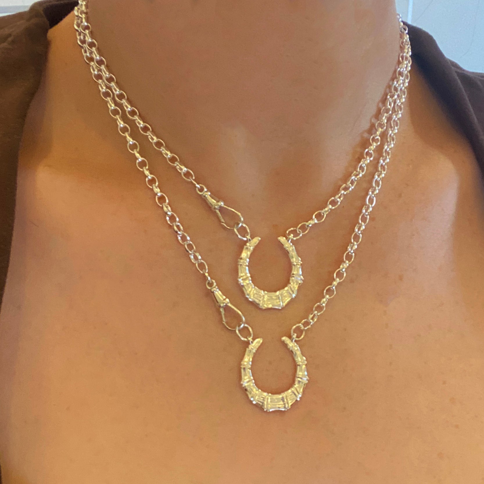 BAMBOO HORSESHOE CHUNKY CHAIN