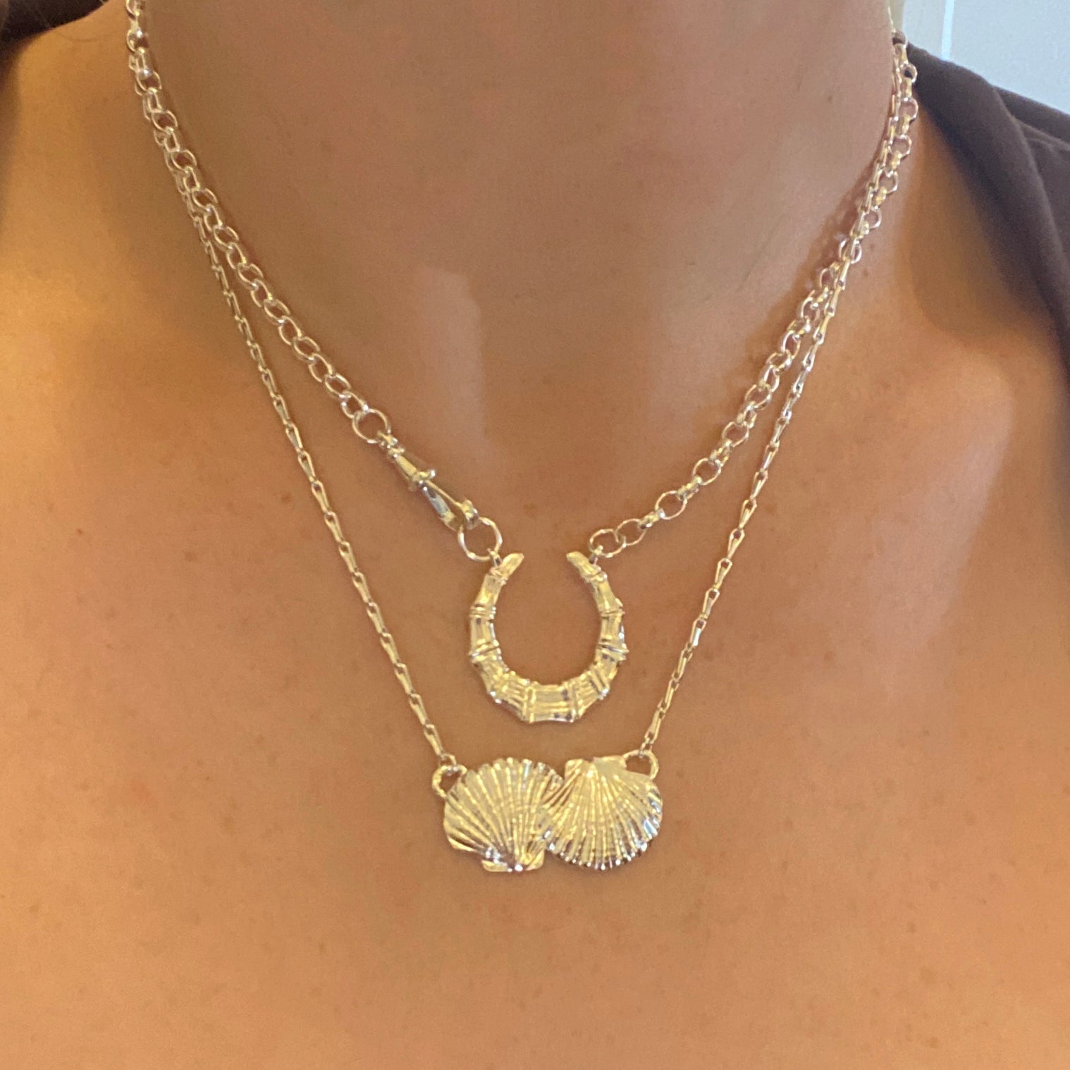 BAMBOO HORSESHOE CHUNKY CHAIN