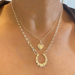 BAMBOO HORSESHOE CHUNKY CHAIN