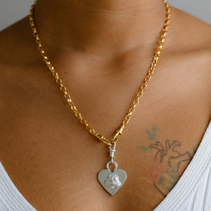 LIONESS HEART CHARM