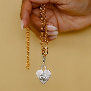 LIONESS HEART CHARM