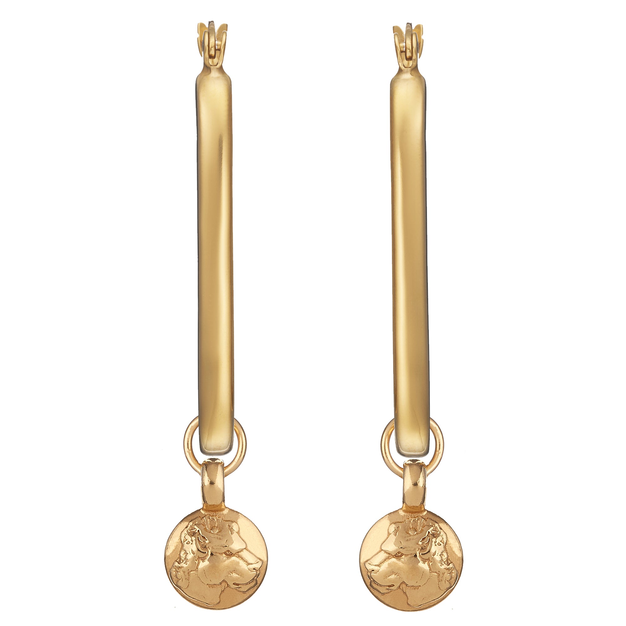 RECTANGLE INTER-CHANGEABLE EARRINGS