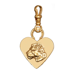 LIONESS HEART CHARM